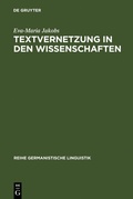 Cover: Textvernetzung in den Wissenschaften - De Gruyter