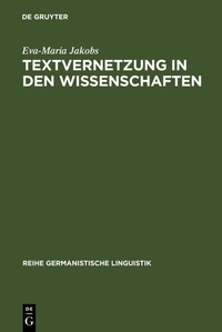 Abbildung von: Textvernetzung in den Wissenschaften - De Gruyter