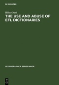 Cover: The Use and Abuse of EFL Dictionaries - De Gruyter