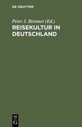 Cover: Reisekultur in Deutschland - De Gruyter
