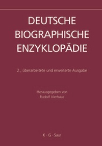 Bild vergrößern Bild: Deutsche Biographische Enzyklopädie (DBE) / Einstein - Görner - De Gruyter Saur