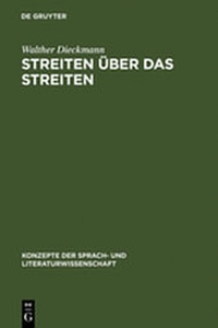 Abbildung von: Streiten über das Streiten - De Gruyter