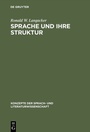 Cover: Sprache und ihre Struktur - De Gruyter