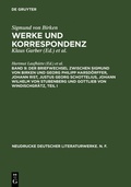 Cover: Der Briefwechsel zwischen Sigmund von Birken und Georg Philipp Harsd&ouml;rffer, Johann Rist, Justus Georg Schottelius, Johann Wilhelm von Stubenberg und Gottlieb von Windischgr&auml;tz - De Gruyter