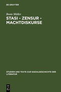 Cover: Stasi - Zensur - Machtdiskurse - De Gruyter