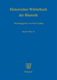 Enlarge image Cover: Historisches Wörterbuch der Rhetorik / Rhet - St - De Gruyter