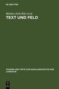 Enlarge image Cover: Text und Feld - De Gruyter