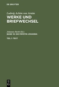 Cover: Ludwig Achim von Arnim: Werke und Briefwechsel / Die P&auml;pstin Johanna - De Gruyter