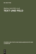 Cover: Text und Feld - De Gruyter