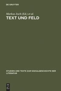 Enlarge image Cover: Text und Feld - De Gruyter