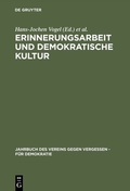 Cover: Erinnerungsarbeit und demokratische Kultur - De Gruyter Saur