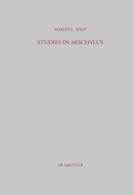 Cover: Studies in Aeschylus - De Gruyter