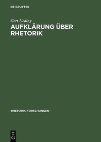 Abbildung von: Aufklärung über Rhetorik - De Gruyter