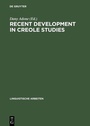 Cover: Recent Development in Creole Studies - De Gruyter