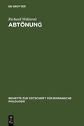 Cover: Abt&ouml;nung - De Gruyter
