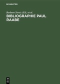Cover: Bibliographie Paul Raabe - De Gruyter Saur