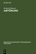 Cover: Abt&ouml;nung - De Gruyter