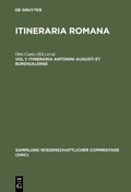 Cover: Itineraria Antonini Augusti et Burdigalense - De Gruyter