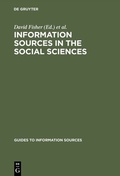 Cover: Information Sources in the Social Sciences - De Gruyter Saur