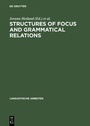 Cover: Structures of Focus and Grammatical Relations - De Gruyter