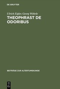 Cover: Theophrast De odoribus - De Gruyter
