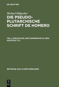 Cover: Einleitung und Kommentar zu den Kapiteln 1-73 - De Gruyter