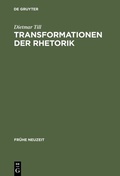 Cover: Transformationen der Rhetorik - De Gruyter