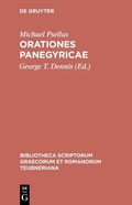Cover: Orationes panegyricae - De Gruyter