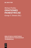 Cover: Orationes panegyricae - De Gruyter