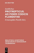 Cover: Protrepticus. Ad fidem codicis Florentini - De Gruyter