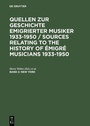 Cover: Quellen zur Geschichte emigrierter Musiker 1933-1950 / Sources Relating... / New York - De Gruyter