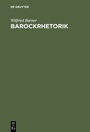 Cover: Barockrhetorik - De Gruyter