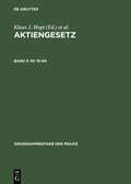 Abbildung von: Aktiengesetz / §§ 76-94 - De Gruyter
