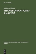 Cover: Transformationsanalyse - De Gruyter