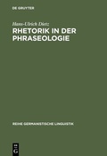 Cover: Rhetorik in der Phraseologie - De Gruyter