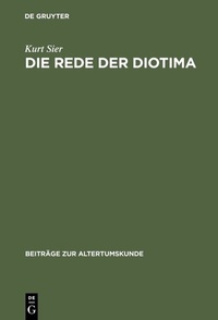 Enlarge image Cover: Die Rede der Diotima - De Gruyter