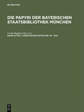 Cover: Griechische Papyri (Nr. 45 - 154) - De Gruyter