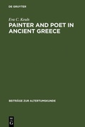 Cover: Painter and Poet in Ancient Greece - De Gruyter