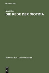 Enlarge image Cover: Die Rede der Diotima - De Gruyter