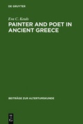 Cover: Painter and Poet in Ancient Greece - De Gruyter