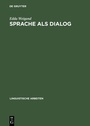 Cover: Sprache als Dialog - De Gruyter