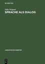 Cover: Sprache als Dialog - De Gruyter