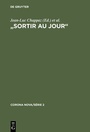 Cover: "Sortir au jour" - De Gruyter