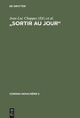 Cover: "Sortir au jour" - De Gruyter Saur