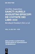 Cover: Aurelius Augustinus: Sancti Aurelii Augustini episcopi de civitate dei libri XXII / Lib. XIV - XXII - De Gruyter