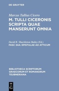 Cover: Epistulae ad Atticum - De Gruyter