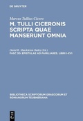Cover: Epistulae ad familiares. Libri I-XVI - De Gruyter