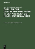 Cover: Eine Bestands&uuml;bersicht - De Gruyter Saur