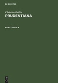 Cover: Critica - De Gruyter