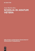Cover: Scholia in Aratum vetera - De Gruyter